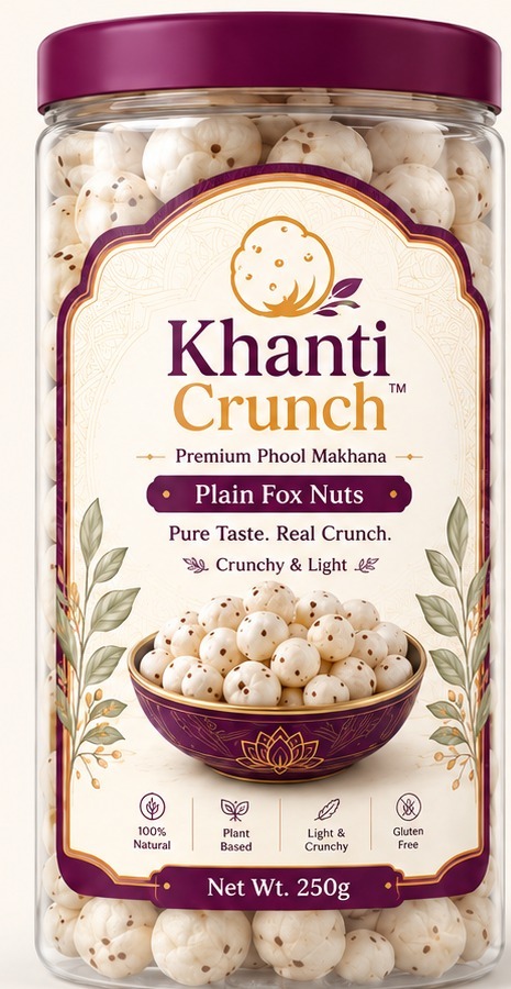 Khanti Crunch makhana jar